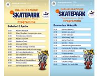 Skatepark “Sombrero” inaugurazione sabato 13 e domenica 14 aprile